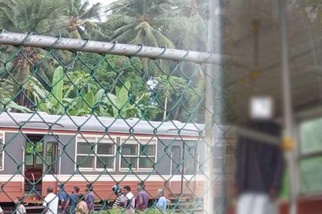Unidentified man found hanging inside train, suicide suspected