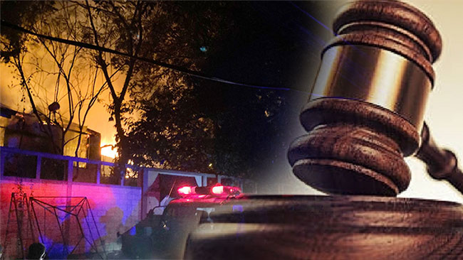 One suspect arrested over torching of President’s house remanded