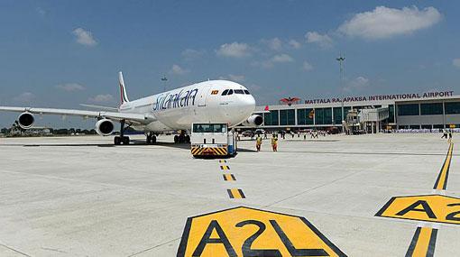 Flight diverted to Mattala due to bad weather