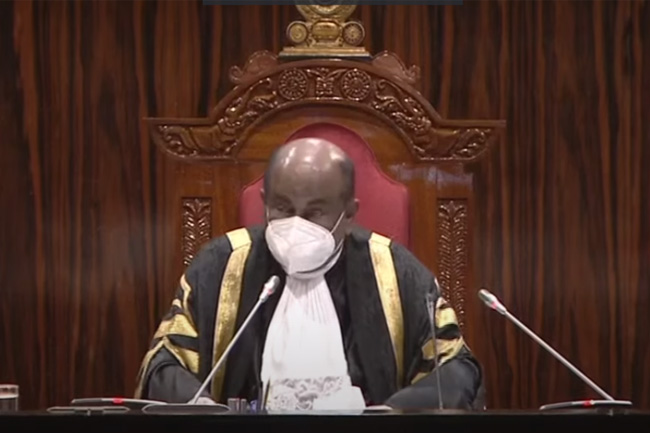 Bureau of Rehabilitation Bill inconsistent with Constitution - Speaker informs parliament