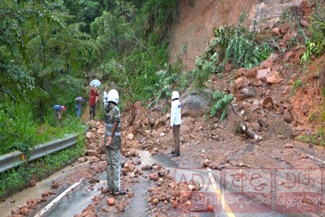 Vehicular movement disrupted due to earth slip