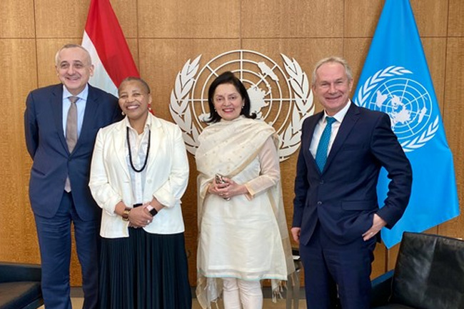 India’s envoy to UN meets UN General Assembly President