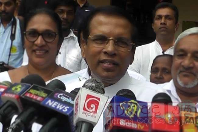 Cardinal Ranjith is not the Chief Justice – Maithripala