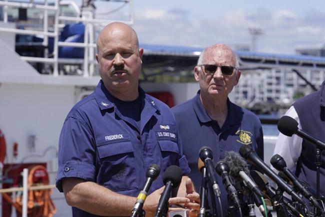‘Debris field’ found near Titanic wreckage during search for missing submersible