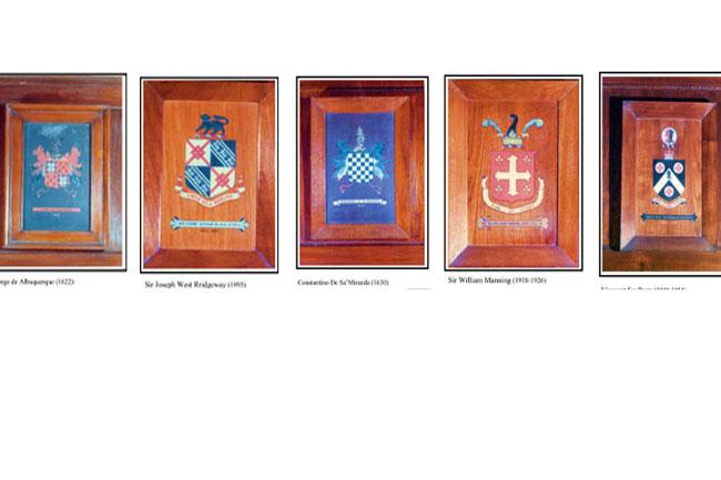 Request to return Coats of Arms with archaeological value lost during protests 