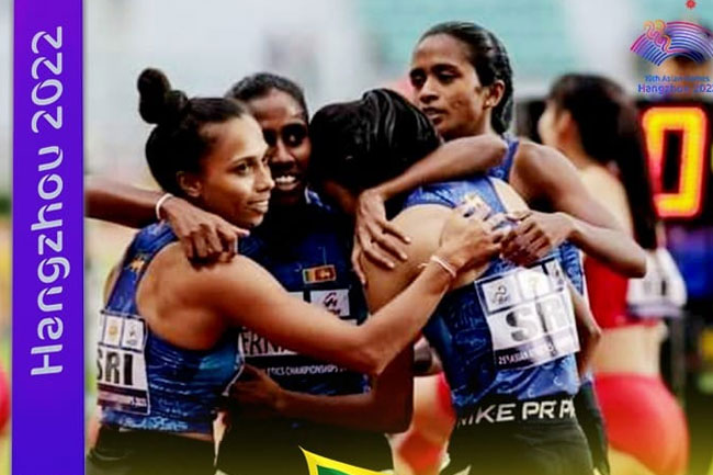 Sri Lanka clinch Bronze in women’s 4x400m relay