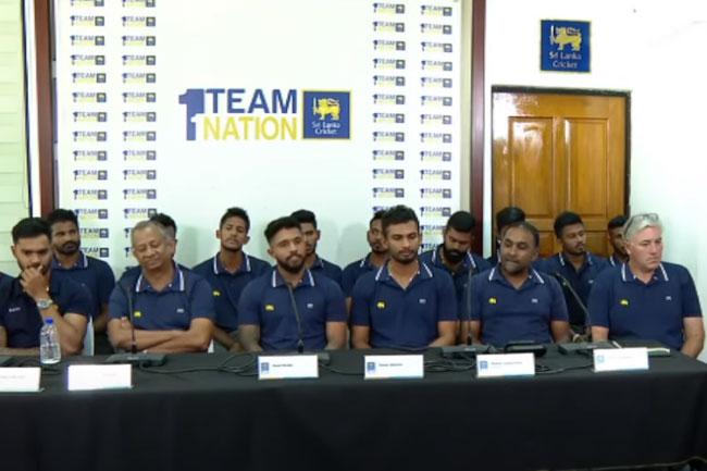 LIVE: Sri Lanka cricket team’s special press conference