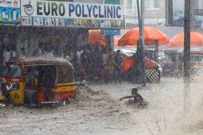 Floods, landslides kill dozens in northern Tanzania
