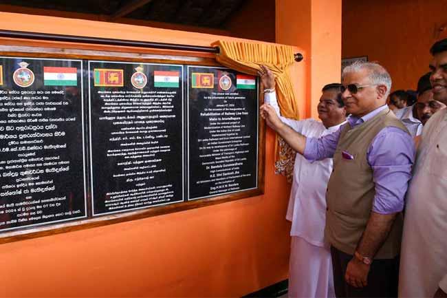Sri Lanka begins railway line upgradation with India’s assistance 