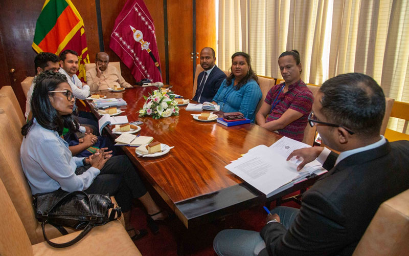 Sri Lanka’s LGBTIQ+ community representatives meet Speaker