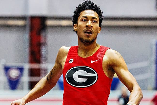 Canadian teenager Morales Williams races to world indoor 400 record
