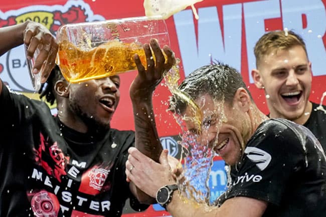   Bayer Leverkusen wins first Bundesliga title, ending Bayern Munich’s 11-year reign
