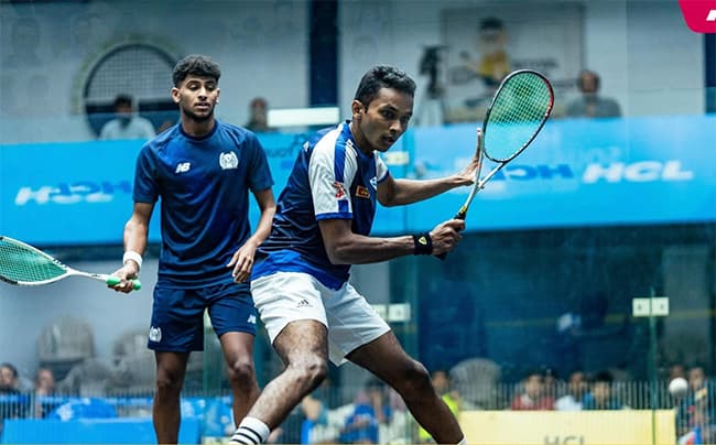 ‘There’s no ideal squash infrastructure in Sri Lanka’: PSA Challenger title winner Ravindu