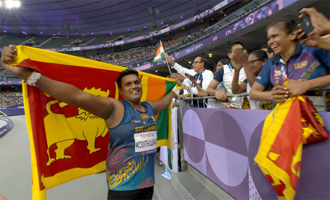Sri Lanka’s Samitha Dulan wins silver at Paris Paralympics
