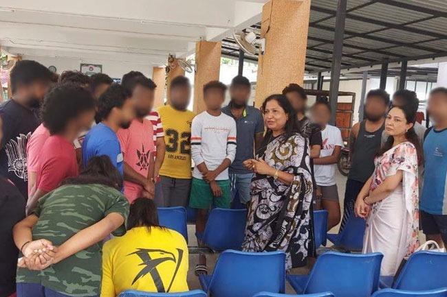20 Sri Lankans rescued from Myanmar’s cyber slave camp return to island 