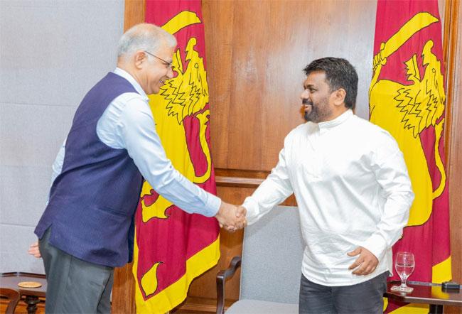 President and Indian envoy discuss strengthening ties, fishing disputes, and energy cooperation