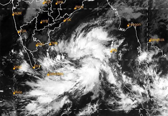 ‘Red’ warning issued as low-pressure area to intensify and move towards Sri Lanka’s Northern coast