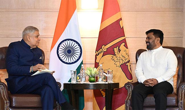 President AKD meets India’s Vice President and Health Minister