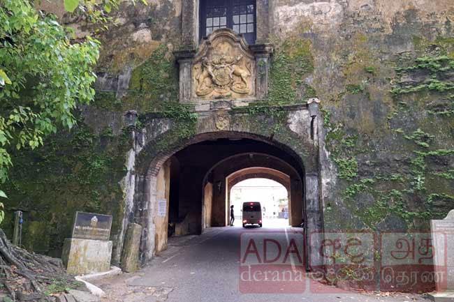 Galle Fort’s old entrance temporarily closed