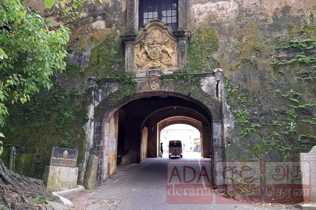 Galle Fort’s old entrance temporarily closed