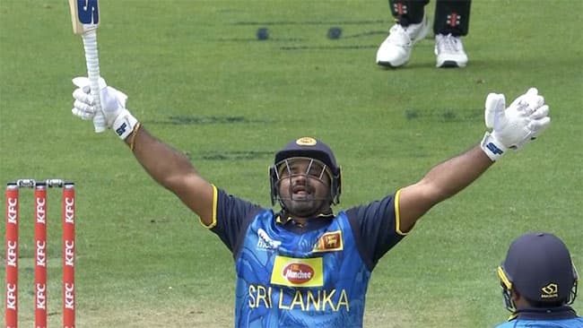 Kusal Perera smashes 46-ball ton as Sri Lanka post 218-5