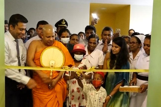 Sri Lanka’s first govt pediatric bone marrow transplant unit opens at Apeksha Hospital 