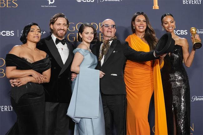 ‘The Brutalist,’ ‘Emilia Perez’ triumph at Golden Globes