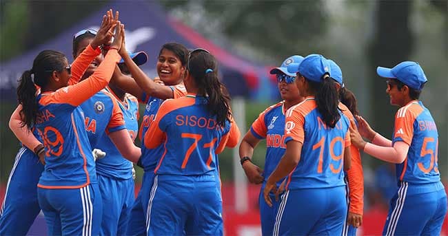 India beat Sri Lanka by 60 runs in U19 Women’s T20 World Cup