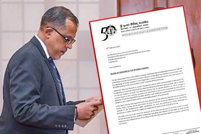 BASL warns against ‘undue interference’ over AG’s decision on Lasantha murder case