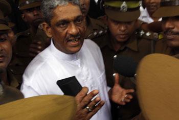 Fonseka given permission to receive treatment at Nawaloka Hospital