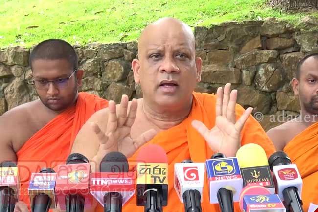 Mihintale Chief Incumbent on state officials who are hindering govt’s work 
