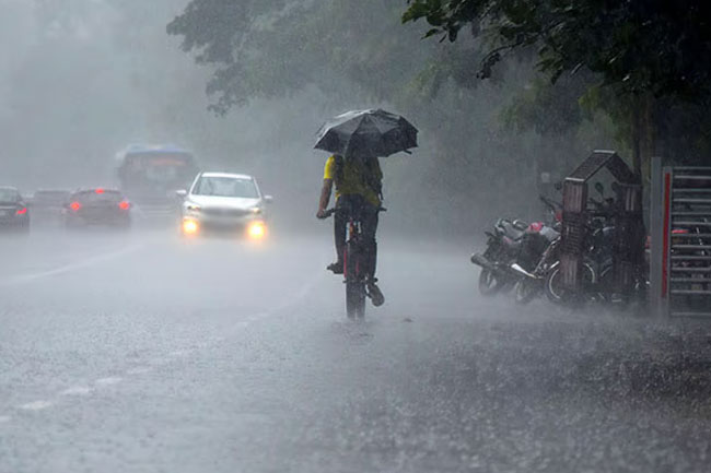Fairly heavy rainfall expected in parts of the island
