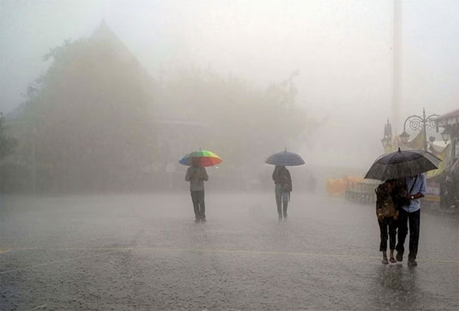 Fairly heavy rainfall expected in parts of the island