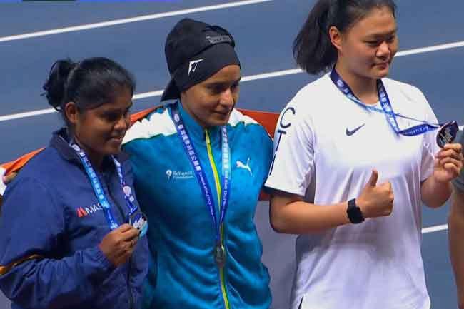 Nadeesha Lekamge wins silver with season’s best at Taiwan Athletics Open