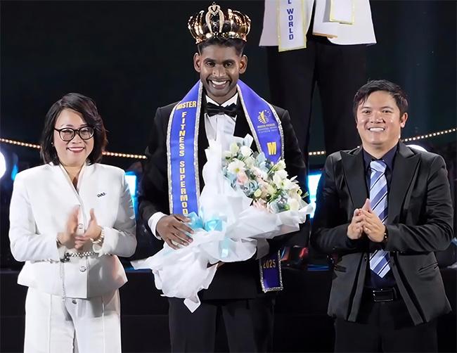 Sri Lanka’s Vishmitha Divyanja wins Mister Fitness Supermodel World 2025