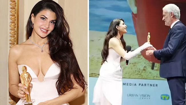 Jacqueline Fernandez honoured at Italian Global Series Festival 2025