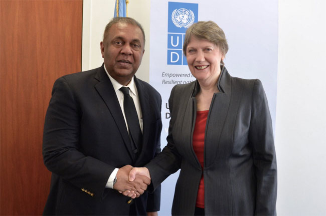 Mangala meets UNDP head in New York