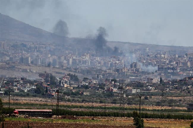 Israel strikes near the defense ministry in Syria