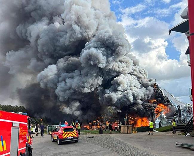Huge fire ravages Belgium’s Tomorrowland music festival main stage, days ahead of opening