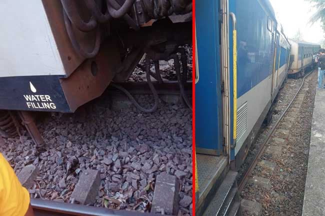 ‘Galu Kumari’ train derails near Ginthota station