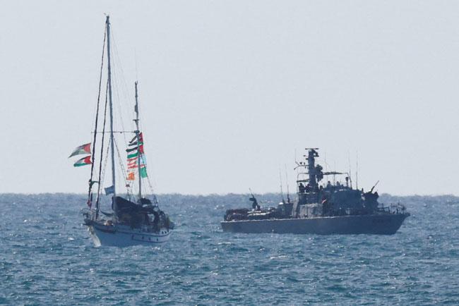 Gaza aid flotilla says Israeli forces attack convoy, intercept several boats