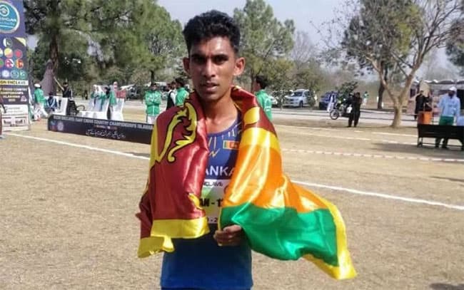 Sri Lanka’s Viknaraj clinches silver at South Asian Athletics Championship