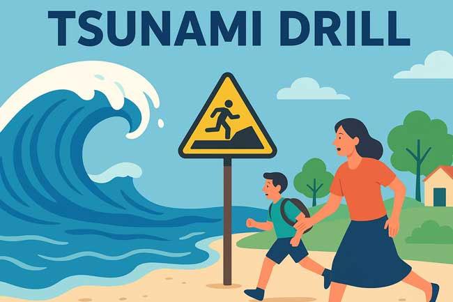 Nationwide tsunami mock drill scheduled for Nov. 5 – DMC