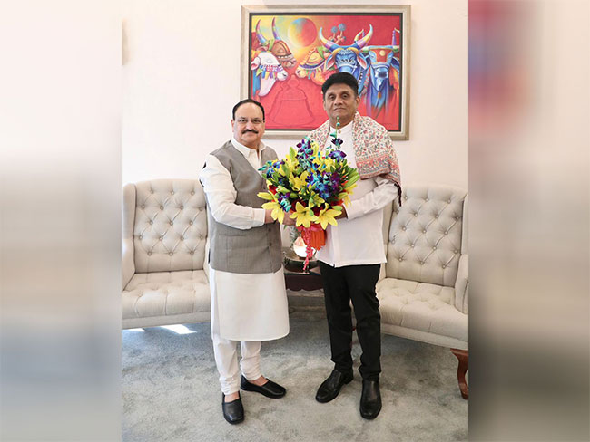 Opposition Leader Sajith holds talks with BJP National President in New Delhi 