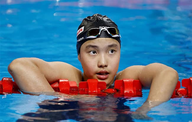   China’s 13-year-old Yu claims first Asian record at National Games