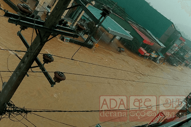 High-risk flood situation in low-lying areas of Maha Oya within next 24 hours