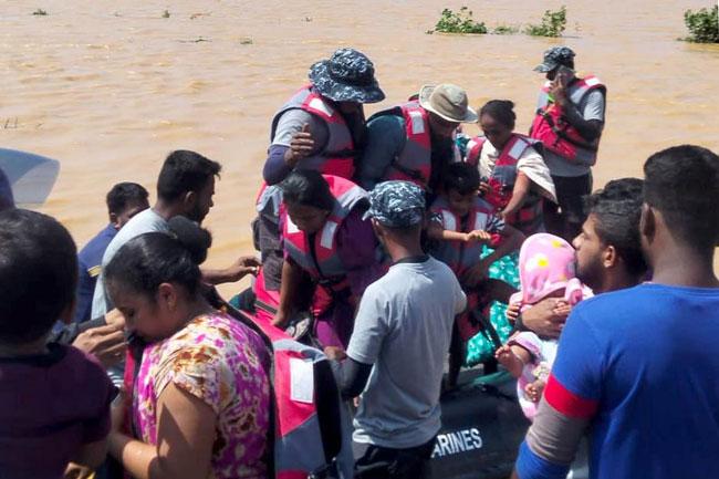 Navy rescues over 300 people following Mavil Aru tank embankment breach