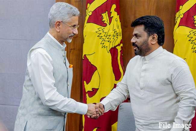 Indian foreign minister Jaishankar meets President Anura Kumara 