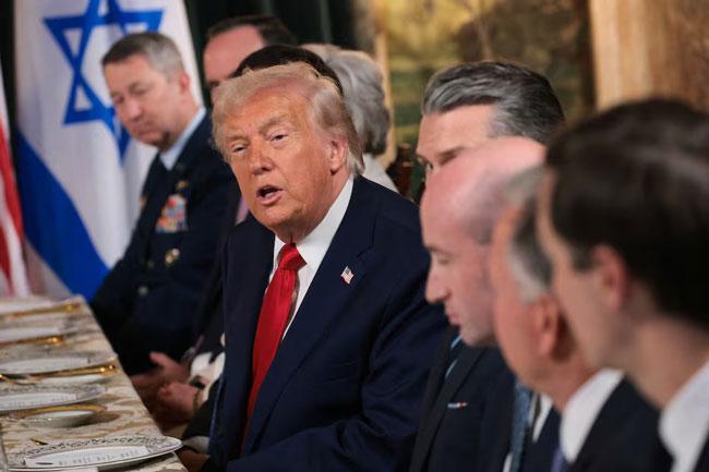 Trump warns Iran of possible strike, urges Hamas to disarm after meeting Netanyahu