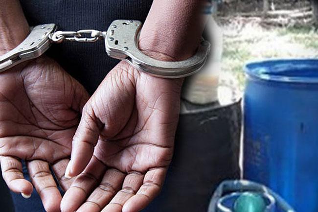 56-year old woman arrested with over 100 bottles of illicit liquor  